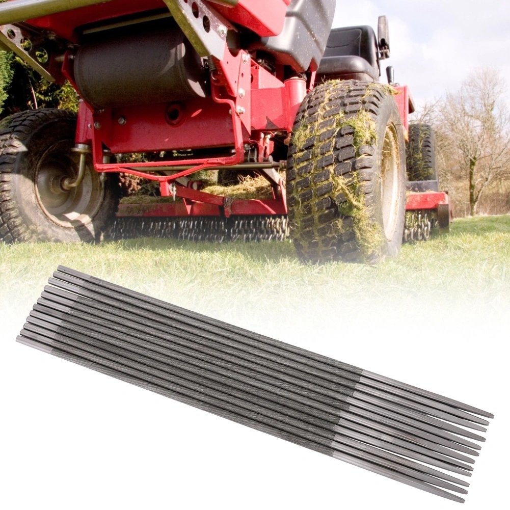 12Pcs Round Chainsaw Sharpening Files Woodworking Chain Saw File 4mm 5/32in