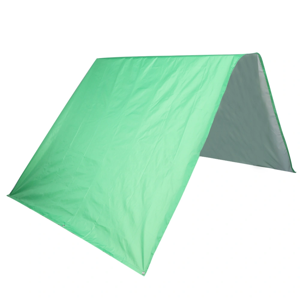 Outdoor Swing Canopy Playground Roof Canopy Waterproof Cover Replacement Tarp Sunshade(Green)