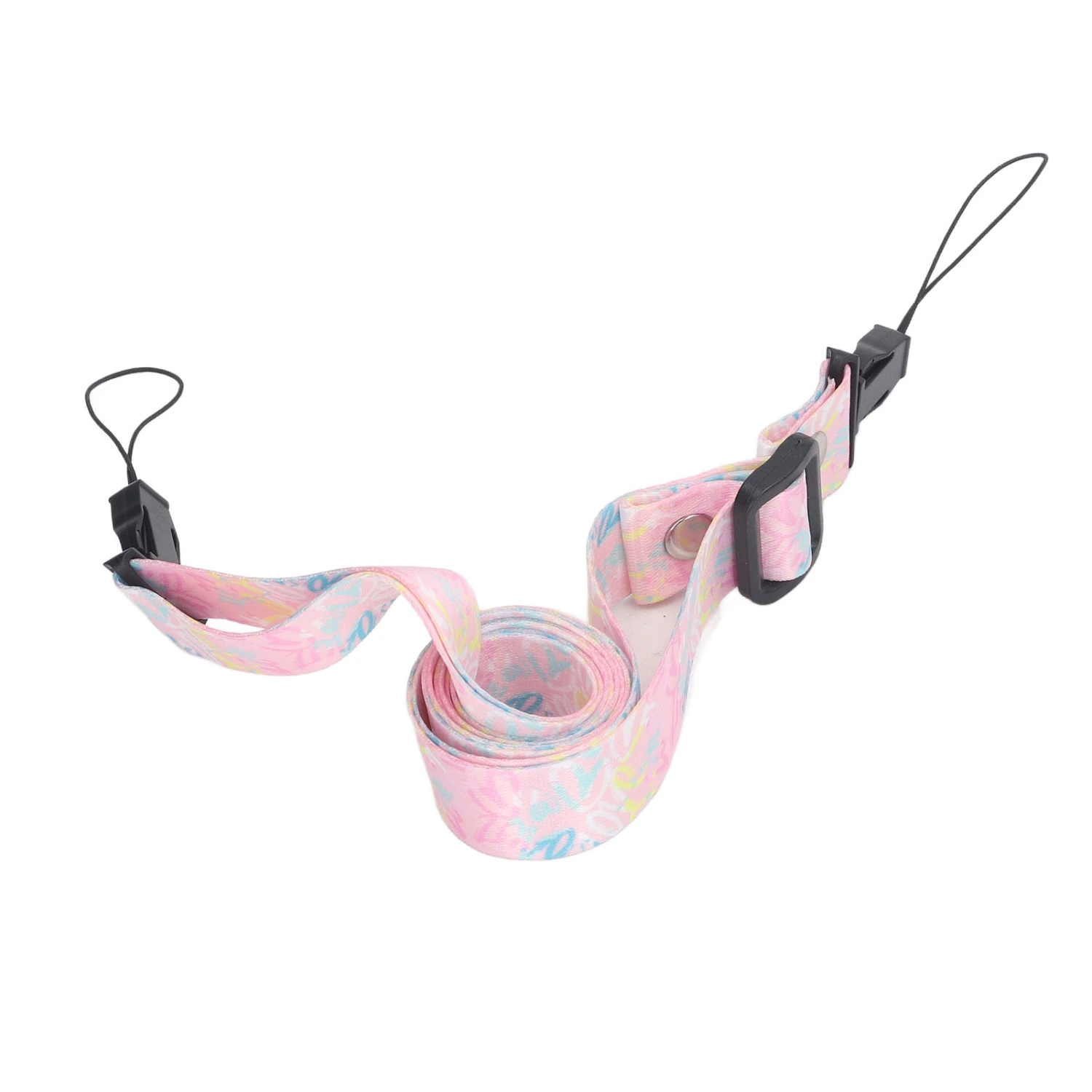 1.2m Camera Strap Belt Printed Pattern Multifunctional Shoulder Neck Strap for Polaroid Mini 12 11 8 9 Camera Pink Graffiti