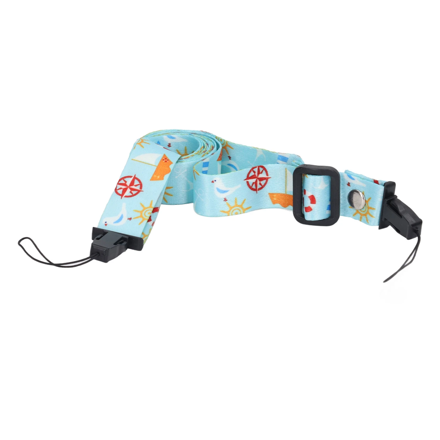 1.2m Camera Shoulder Strap Length Adjustable Multifunctional Stylish Printed Camera Belt for Instant Camera Mini12 11 8 Anchor Pattern