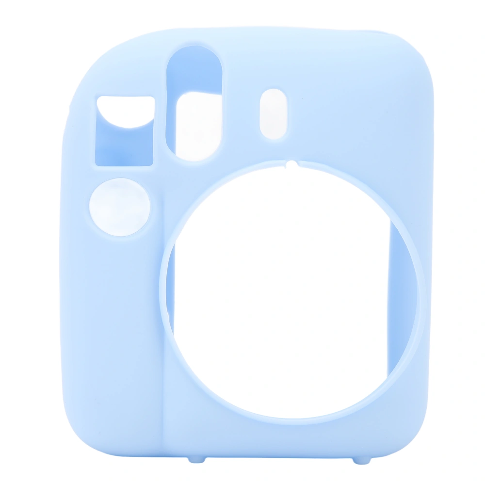 Camera Silicone Case Body Skin Case Soft Protector Cover for Polaroid Mini 12 Cameras Blue