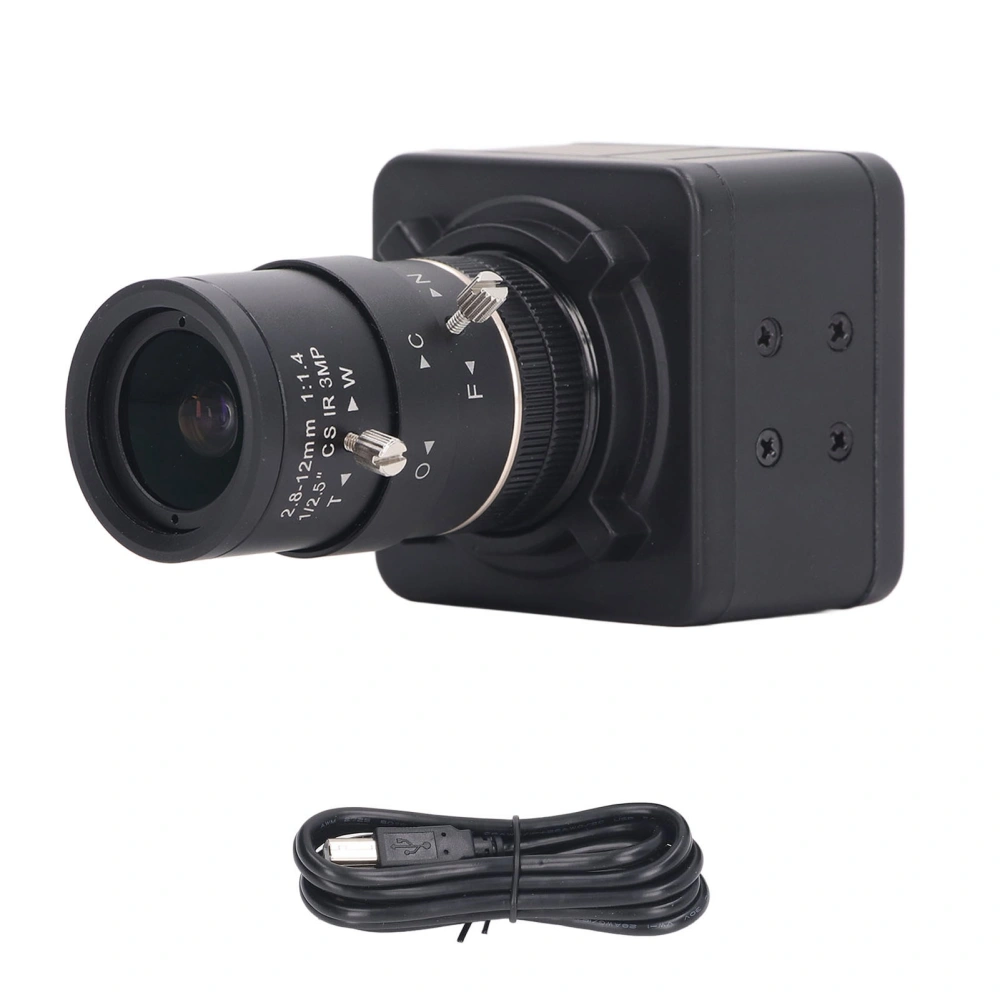 5mp USB Output 1944P Digital Security Camera Industry Digital CS C Mount Camera with 2.8 To 12mm Distortion Free Manual Lens