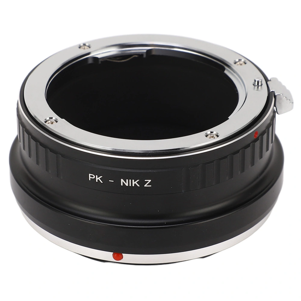 PK to Z Camera Lens Converter Ring Aluminum Alloy PK Lens for PENTAX to Z Mount Adapter for NIKON Z6 Z7 Z50 Z5 Z6II Z7II Zfc Z9 Z30