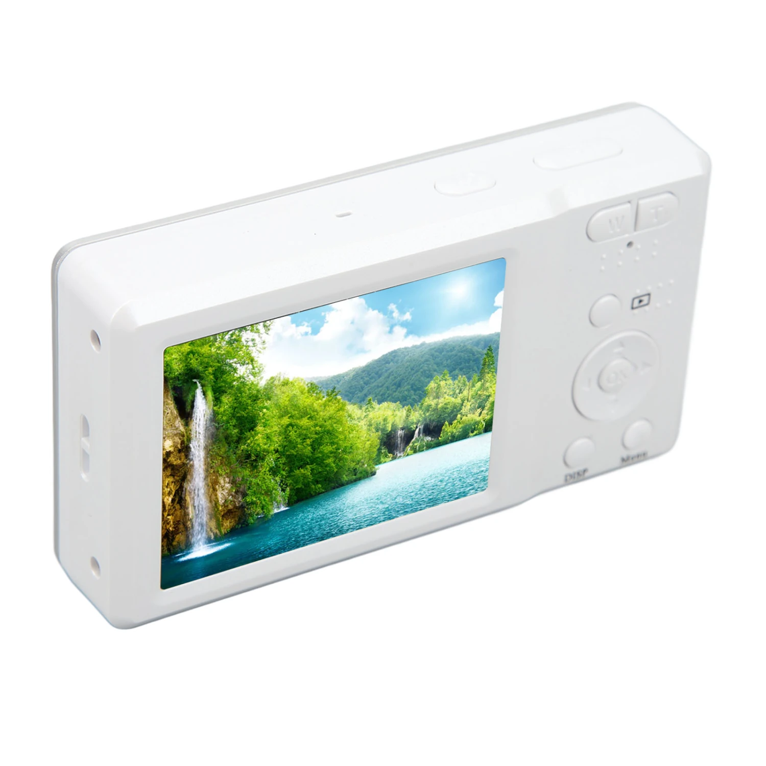 56MP 4K Digital Camera 2.7inch 20X Digital Zoom Autofocus Small Camera with Built In Flash Silver