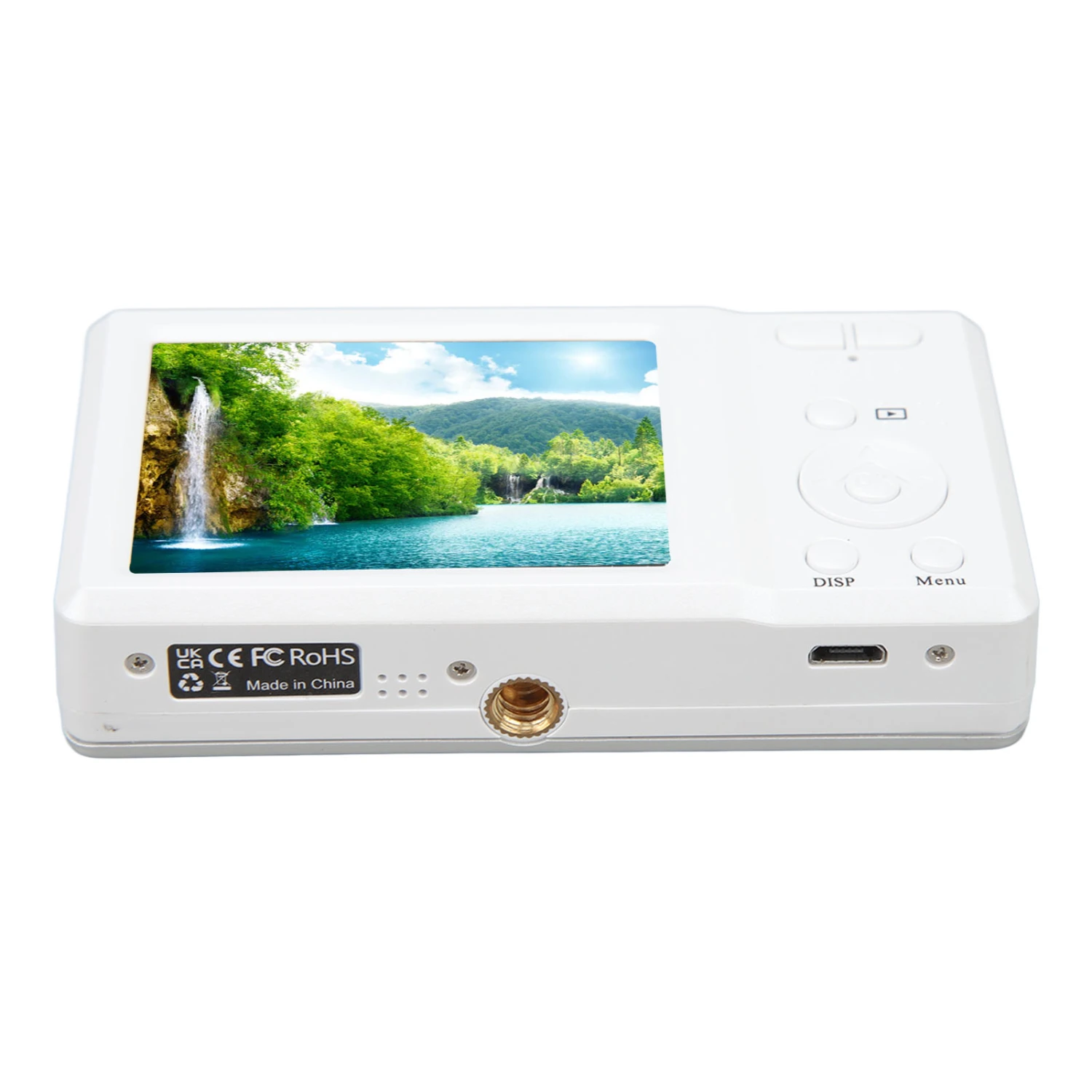 56MP 4K Digital Camera 2.7inch 20X Digital Zoom Autofocus Small Camera with Built In Flash Silver