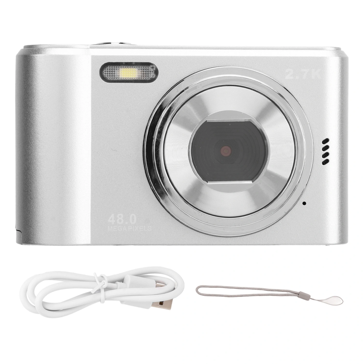 2.4in Digital Camera 48MP 1080P 8X Zoom Selfie Anti Shaking Camera for Teens Students Boys Girls Seniors