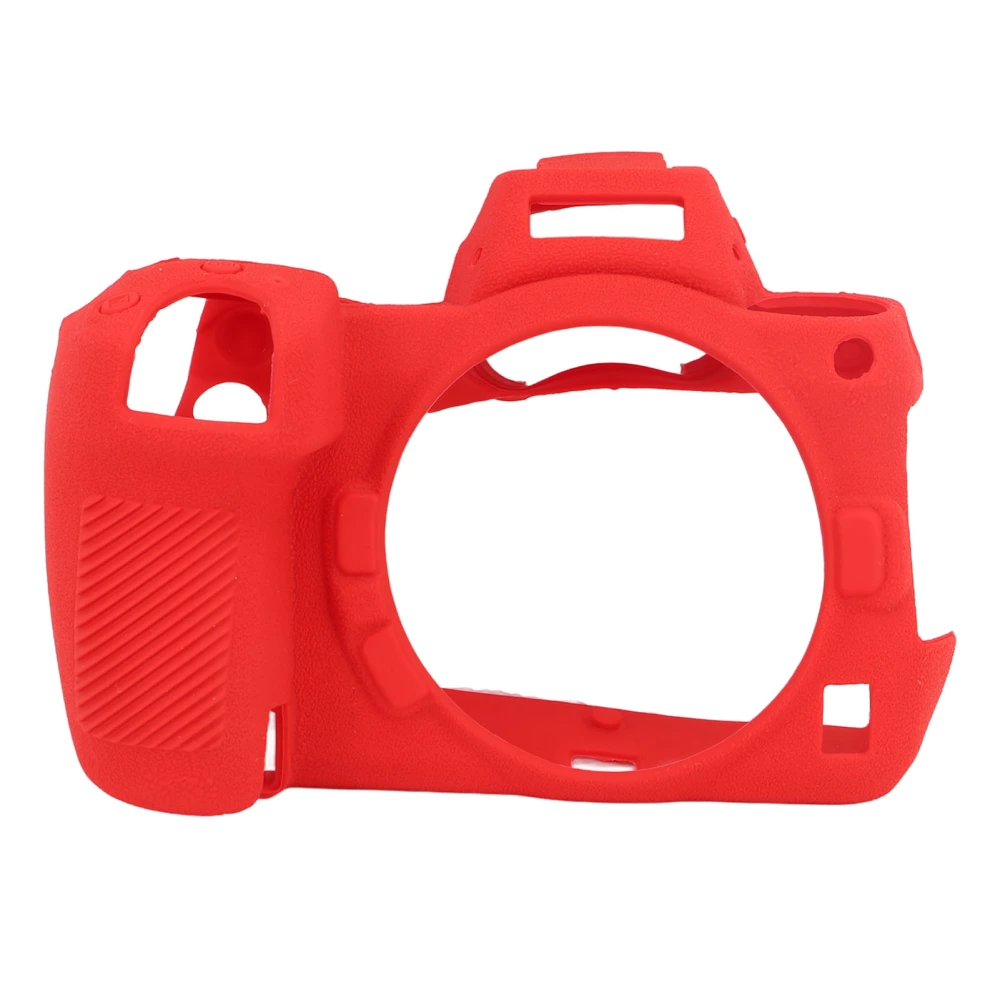 Camera Silicone Case Ultra Thin Lightweight Soft Silicone Case Cover For Z5 Z6II Z7II Red