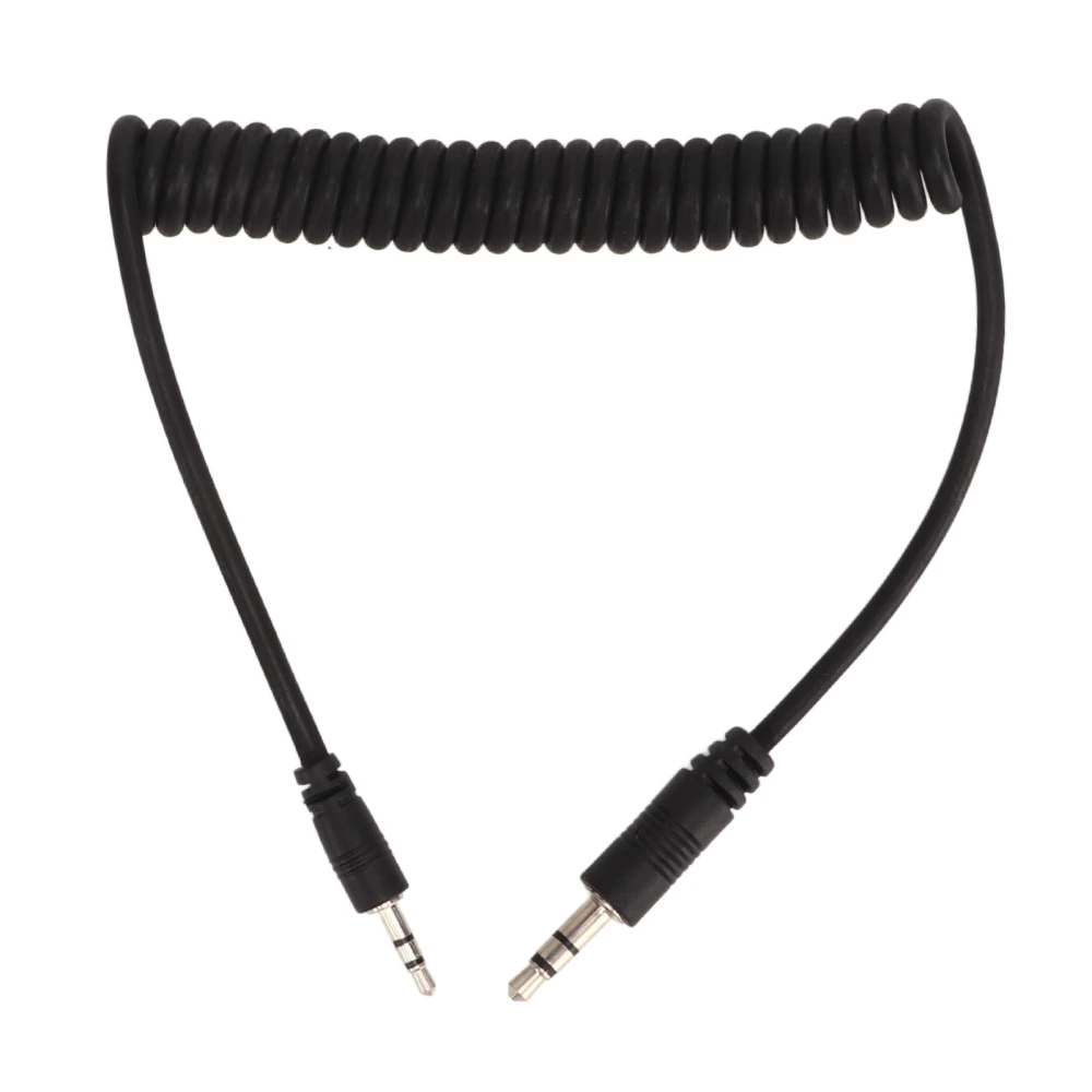 3.5mm to CB2 Camera Spring Cable Shutter Remote Control Connection Cord Trigger Cable 1 Meter