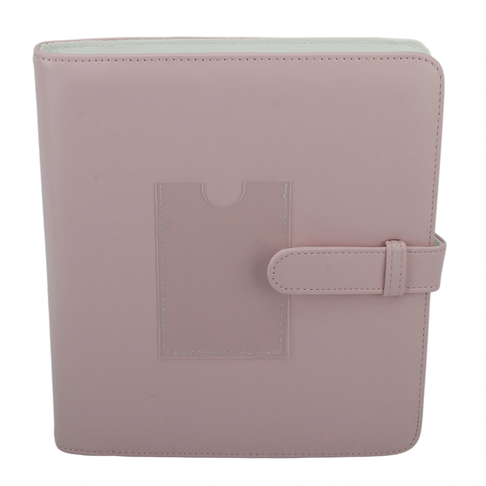 Instant Camera Photo Album 3 Inch 273 Pockets PU Leather Mini Camera Picture Album for Birthday Gift Pink