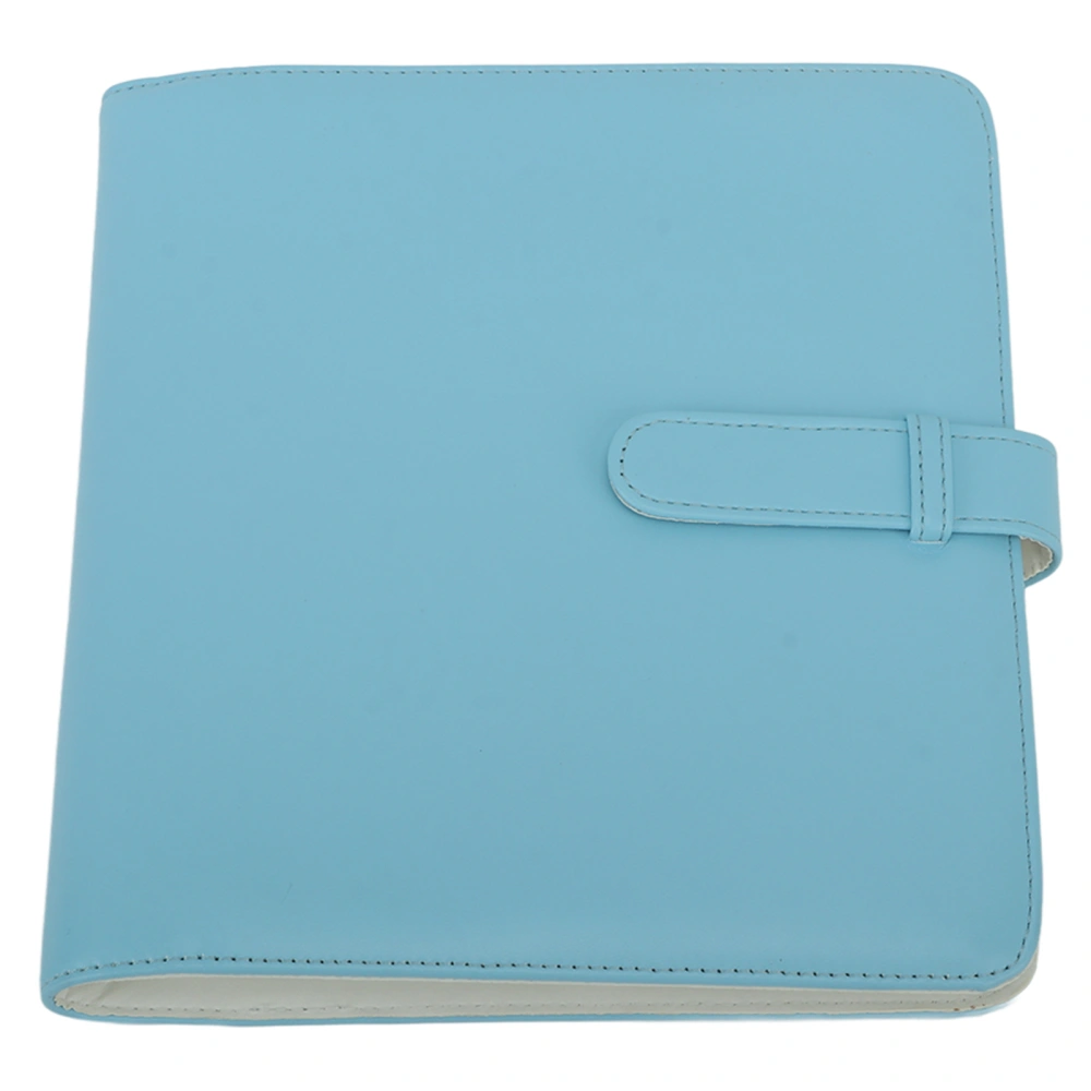 3 Inch 256 Pockets Photo Album PU Leather Photo Album Picture Case Storage Collection Book for Camera Blue