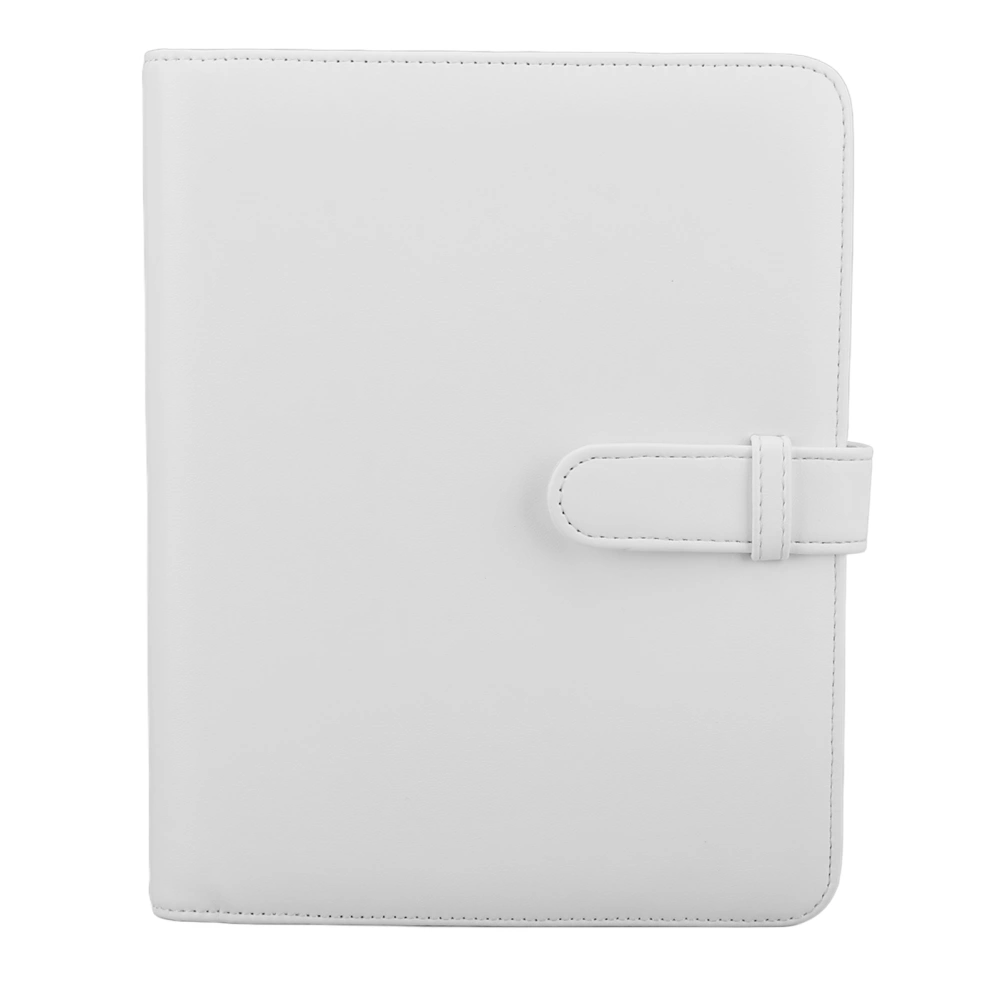 3 Inch 256 Pockets Photo Album PU Leather Photo Storage Collection Book for Instant Camera White