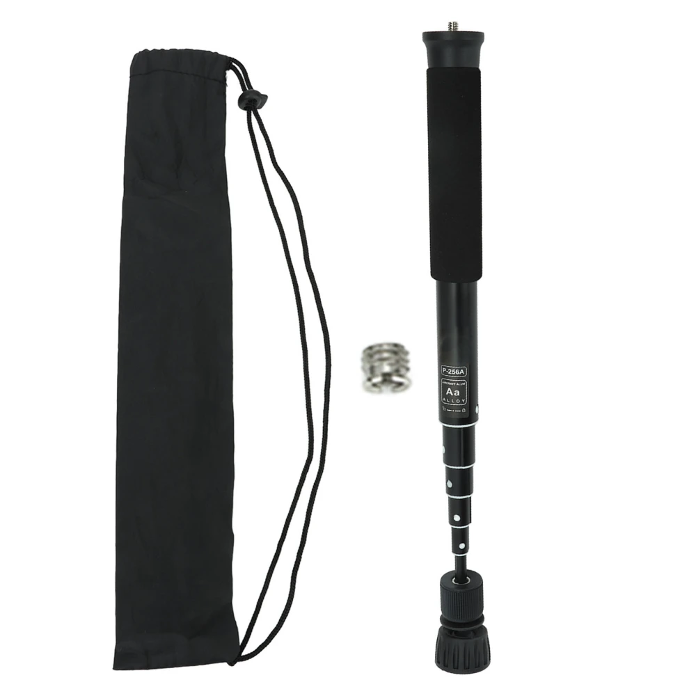 Camera Monopod 6 Section Heavy Duty Telescopic Aluminum Alloy Lightweight Portable Photography Monopod for DSLR Camera