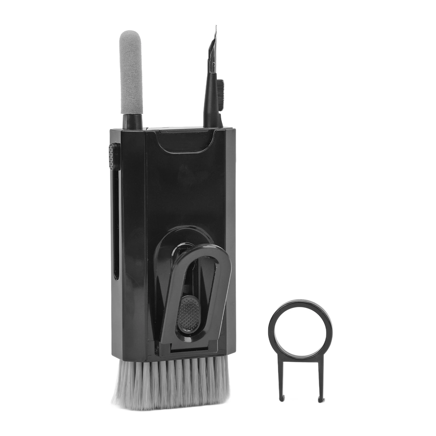 8 In 1 Phone Cleaning Brush Multifunctional Cleaning Brush for Computer Keyboard Headset Laptop Camera Lens Black