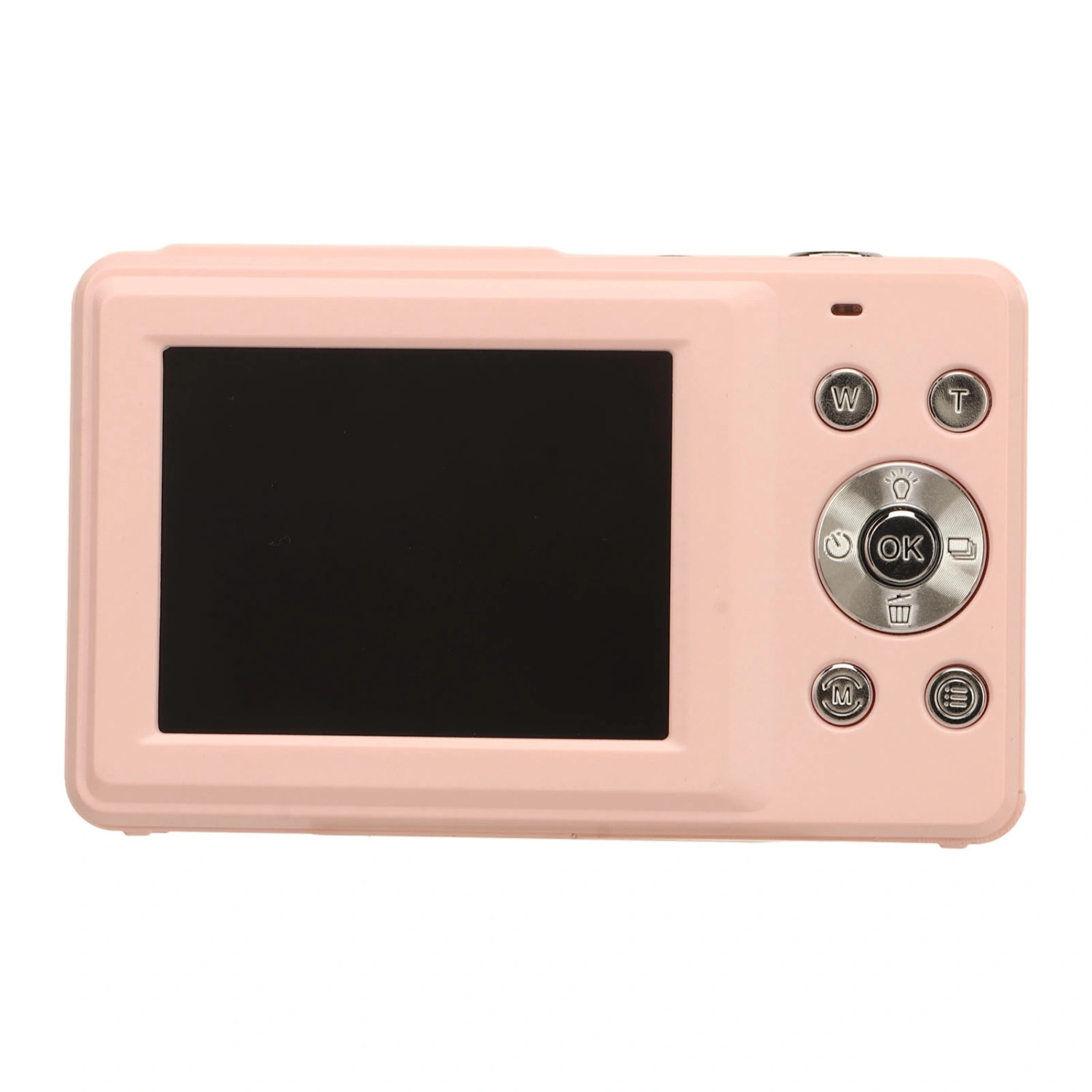 Digital Camera HD 1080P 44M 16X Zoom Autofocus 2.4 Inch IPS Screen Portable Pocket Digital Camera US Plug 100‑240V Pink