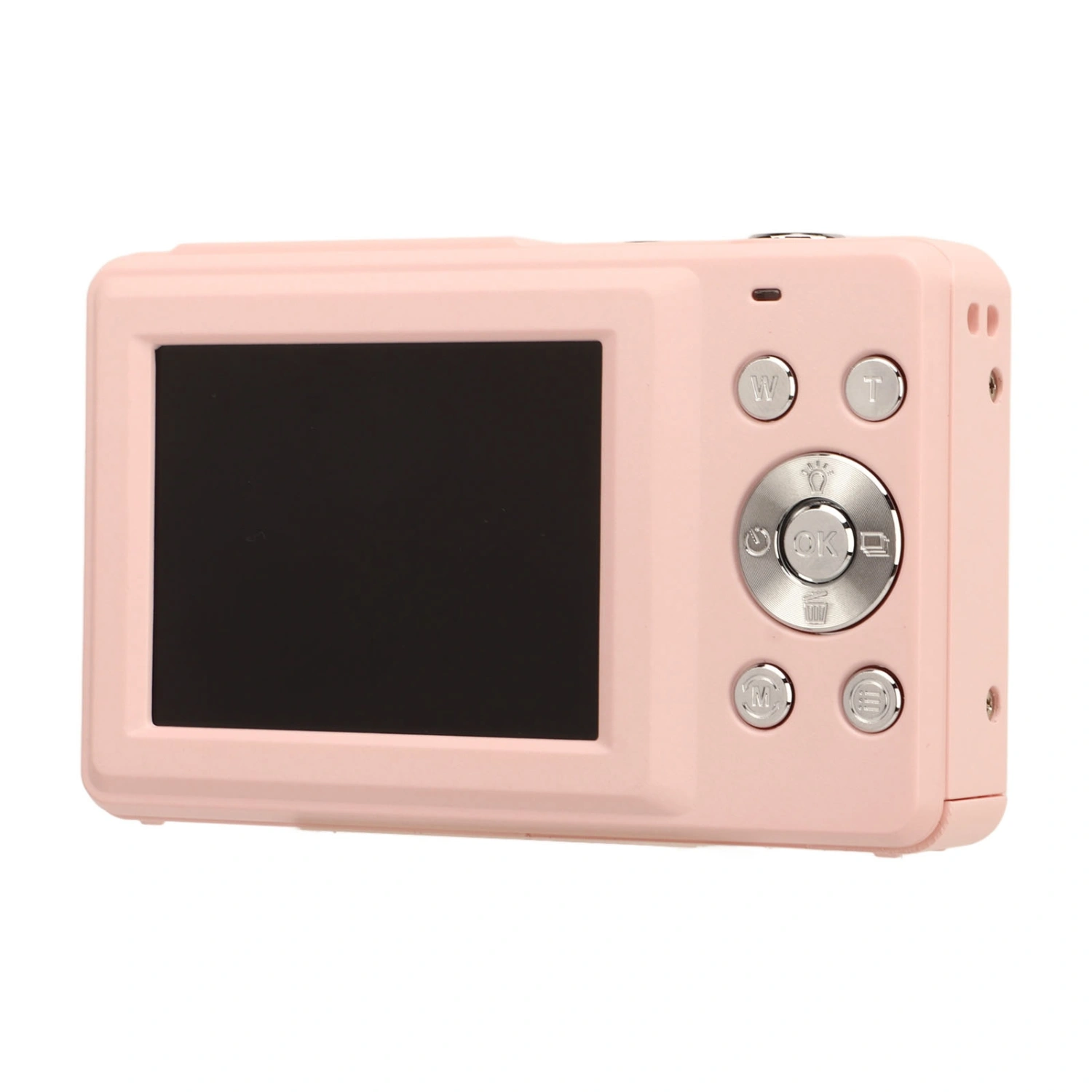 Digital Camera HD 1080P 44M 16X Zoom Autofocus 2.4 Inch IPS Screen Portable Pocket Digital Camera US Plug 100‑240V Pink