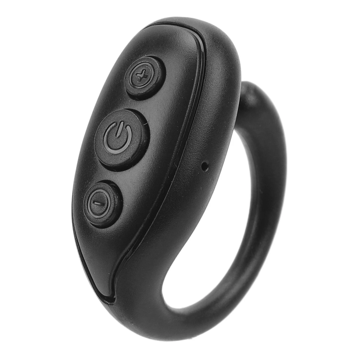 Remote Control Page Turner Mobile Phone Ring Remote Control Phone Novel Watch TV Turn Page Click Like Selfie Device JX 03 Black