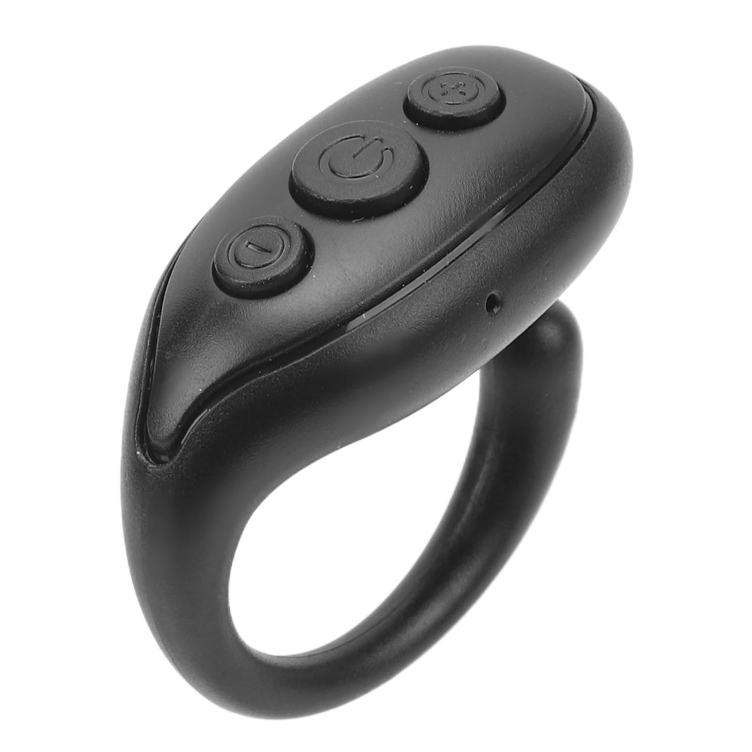 Remote Control Page Turner Mobile Phone Ring Remote Control Phone Novel Watch TV Turn Page Click Like Selfie Device JX 03 Black