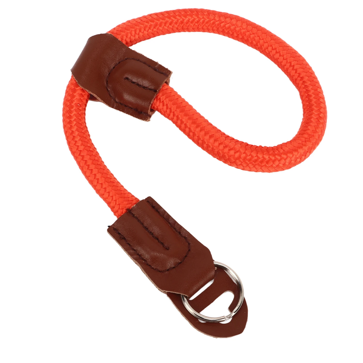 Camera Wrist Strap Round Rope Quick Release Camera Hand Strap for DSLR SLR Mirrorless Orange
