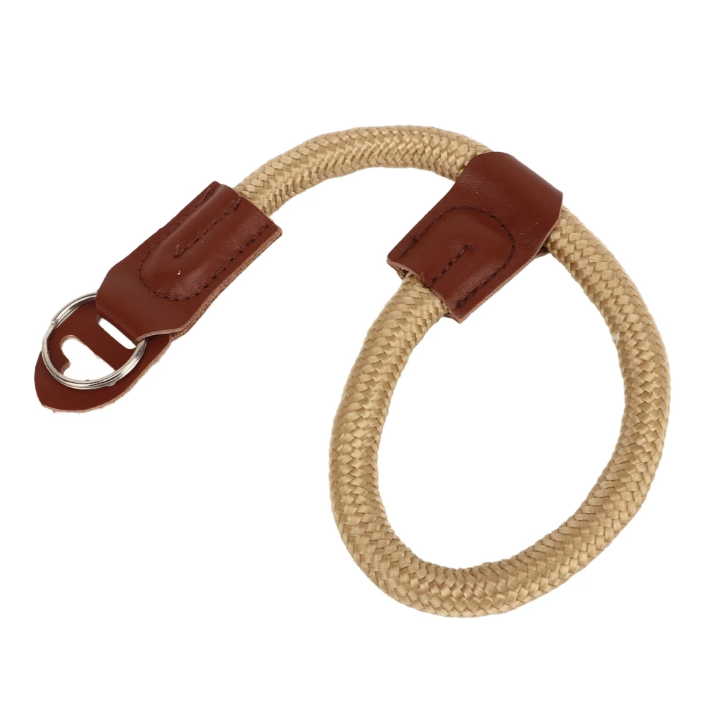 Camera Wrist Strap Round Rope Quick Release Camera Hand Strap for DSLR SLR Mirrorless Khaki