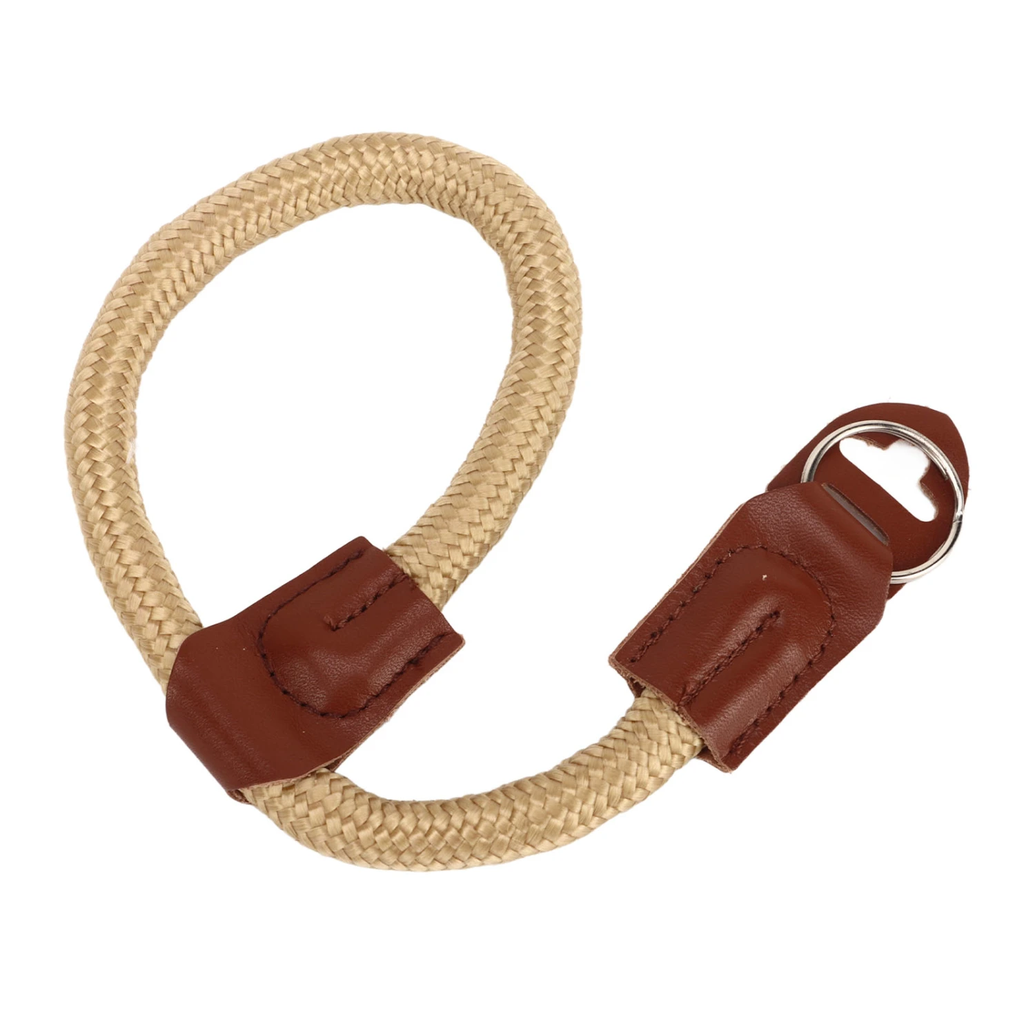 Camera Wrist Strap Round Rope Quick Release Camera Hand Strap for DSLR SLR Mirrorless Khaki