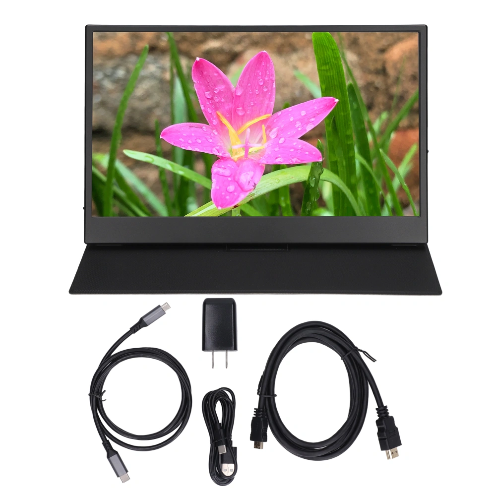 13.3 Inch Monitor Portable 1440P HD IPS Screen Monitor Type C External Screen for for Phone Laptop for PS4 for XBOX US Plug