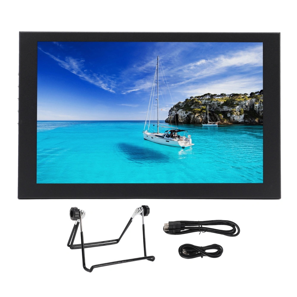 10.1in Capacitive Display Built in Speaker HD Multimedia and VGA Interface Color Touch Screen Monitor for DVRs