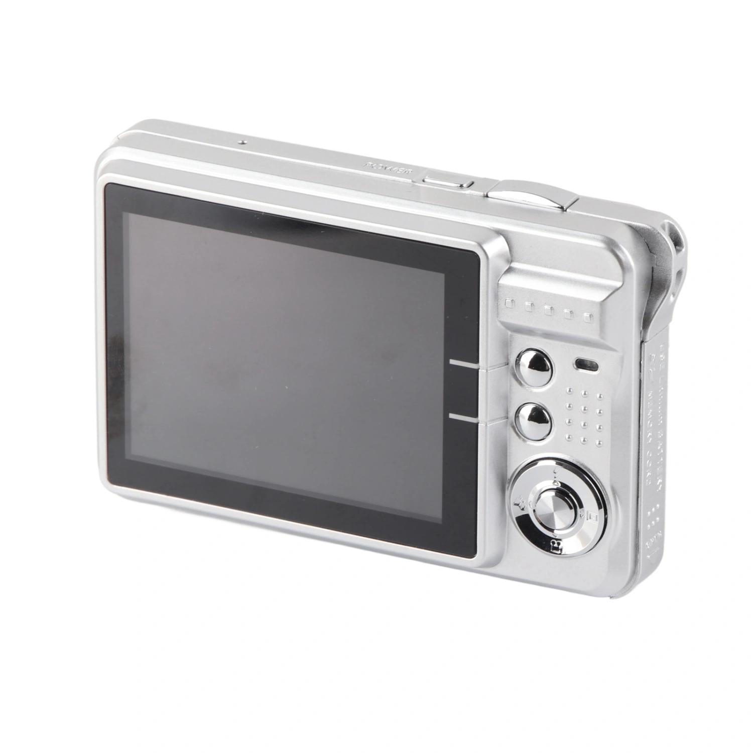 4K Digital Camera 48MP 2.7in LCD Display 8x Zoom Anti Shake Vlogging Camera for Photography Continuous Shooting Silver