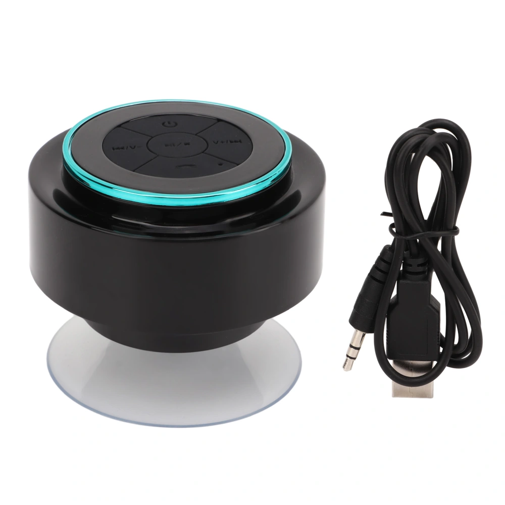 Bluetooth Shower Speaker IP67 Waterproof Wireless Speaker Handsfree Portable Speaker with Suction Cup for Bathroom Car