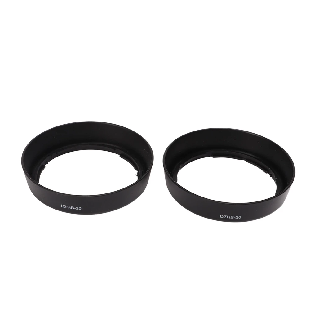 2PCS Lens Hood for Nikon AF Mount 28‑80mm F3.3‑5.6G Lens Replace for HB20 Plastic Lens Hood for Night Photography