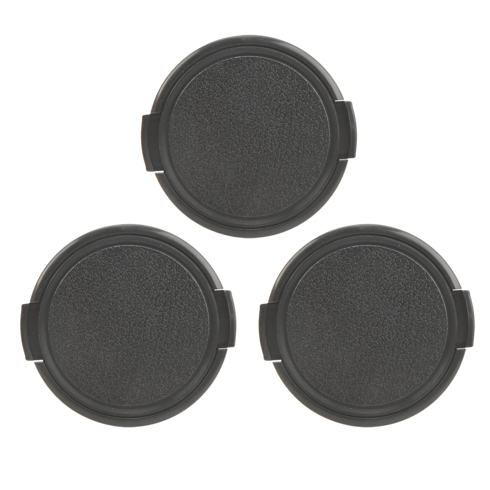 3 PCS Snap On Front Lens Cover for 58MM Camera Lens Replacement Protective Cover