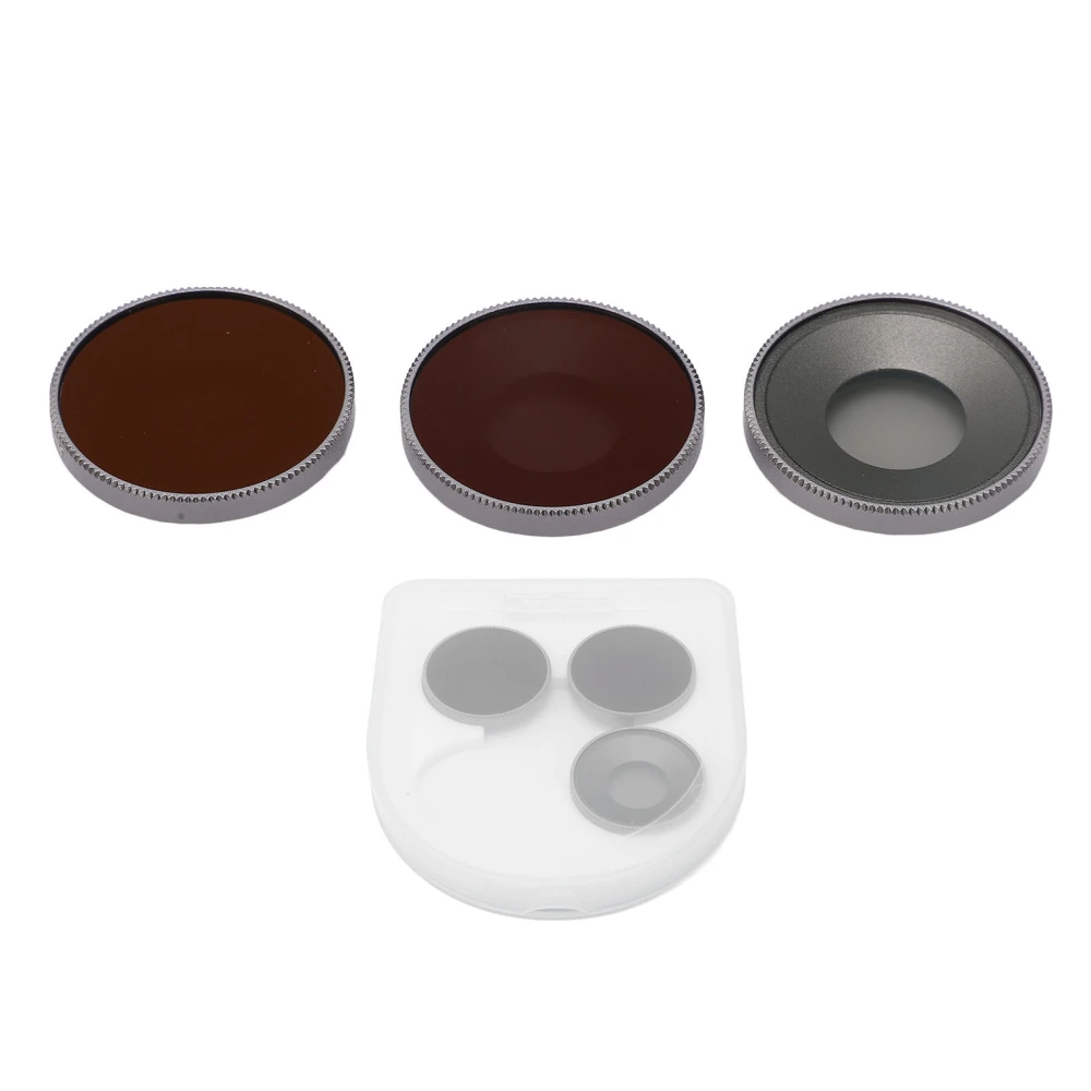 3Pcs Lens Filter Set Optical Glass CPL ND8 ND16 Filter for DJI Action3 Drone Lens Protective Replacement