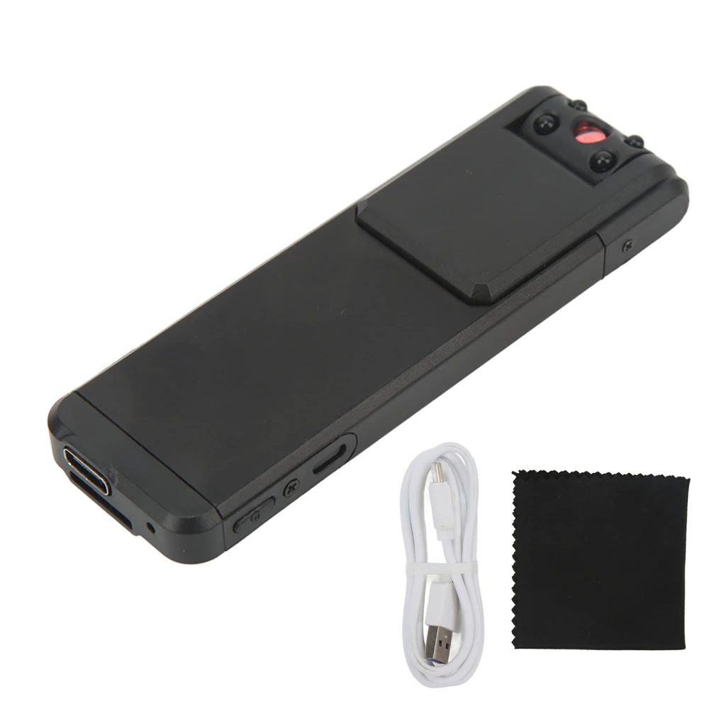 Digital Recorder Metal 1050mah 1080P HD 180 Degree Infrared Rotatable Lens Portable Magnetic Body Camcorder for Meeting