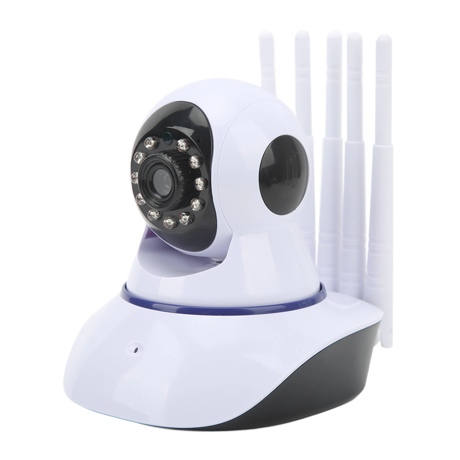 360 Degree Angle Panoramic Camera Wifi 2.4Ghz 1080P HD Two Way Voice Motion Detection Night Vision Security Monitor Camera US Plug 100‑240V