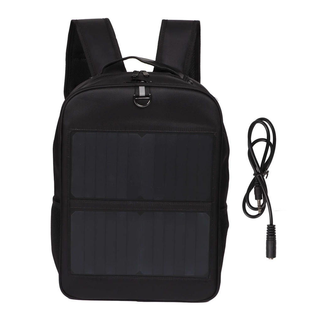 14W Solar Backpack Waterproof Ergonomic Solar Power Backpack with Handle and USB Charging Port