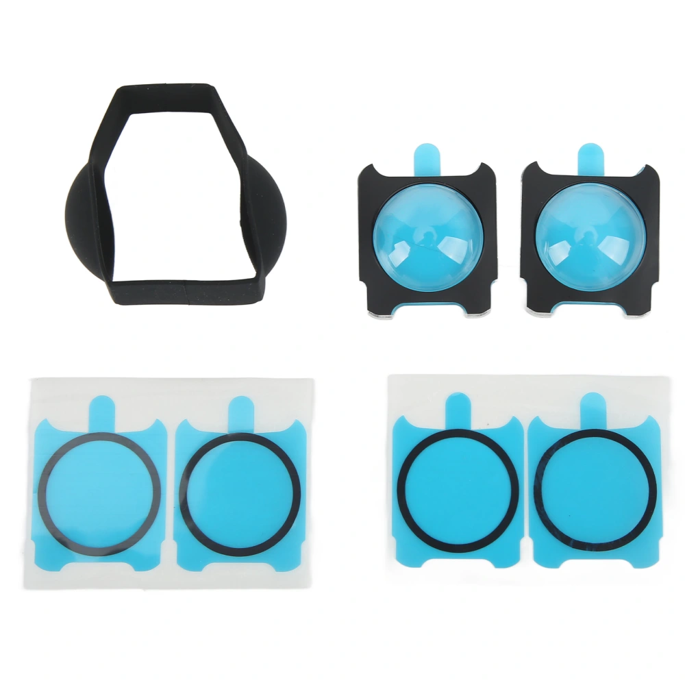 Camera Lens Guards Adhesive Panoramic Lens Protective Mirror Screen Covers Set for Insta360 ONE R RS Action Camera