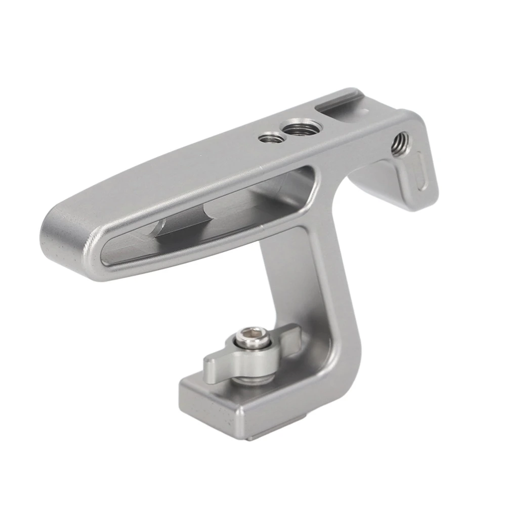 Camera Top Handle Aluminium Alloy 1/4 3/8 Screw Hole Top Handle for Cold Shoe Bracket