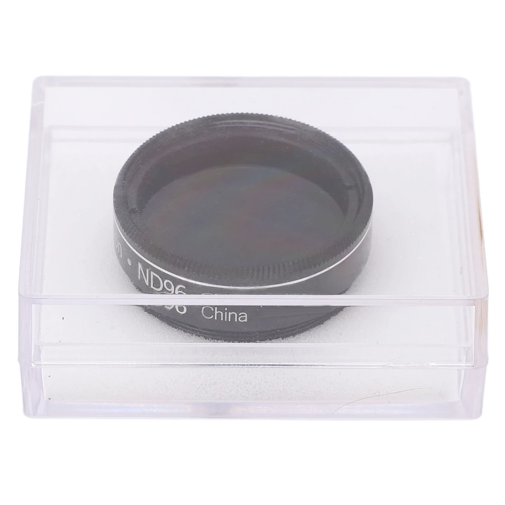 1.25 Inch Telescope Moon Filter Clear Reduce Stray Light Easy To Observe Telescope Filter with Storage Box for Telescope