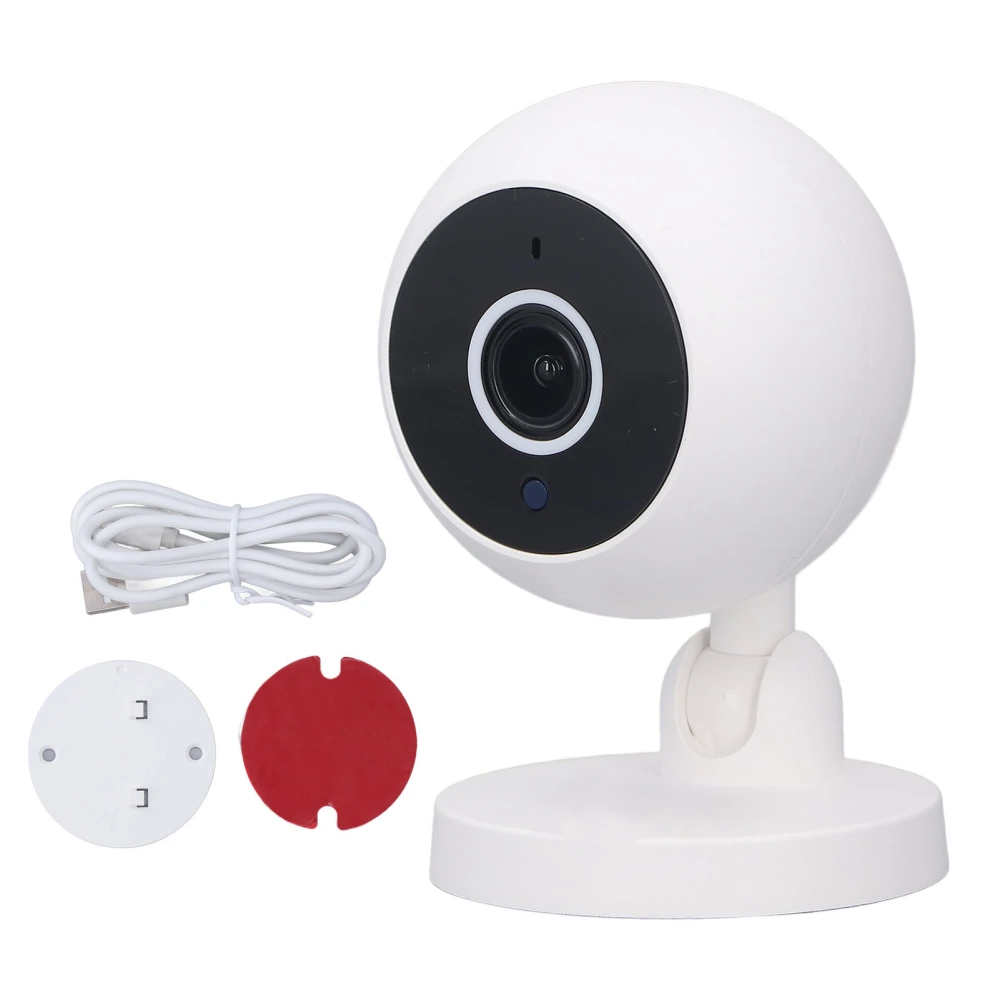 Smart Security Camera ABS FHD WiFi Infrared Wireless Household Surveillance Camera for Home Office Hotel