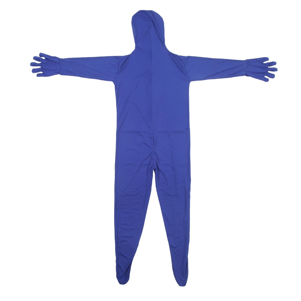 Screen Chromakey Suit Costume Studio Keying Background Bodysuit for Photography Dark Blue 160cm / 63in