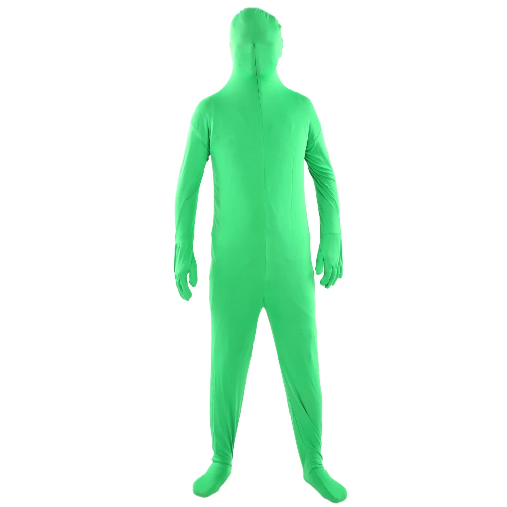 Photography Green Chromakey Bodysuit Unisex Stretch Adult Costume Disappearing Man for Shooting 160cm