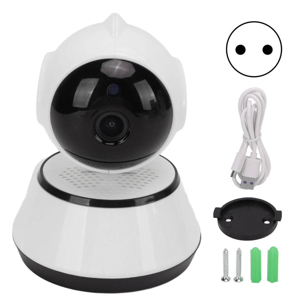 Smart Wireless Camera Intelligent Night Vision Indoor Infrared Security Camera for Home Office AC100‑240V EU