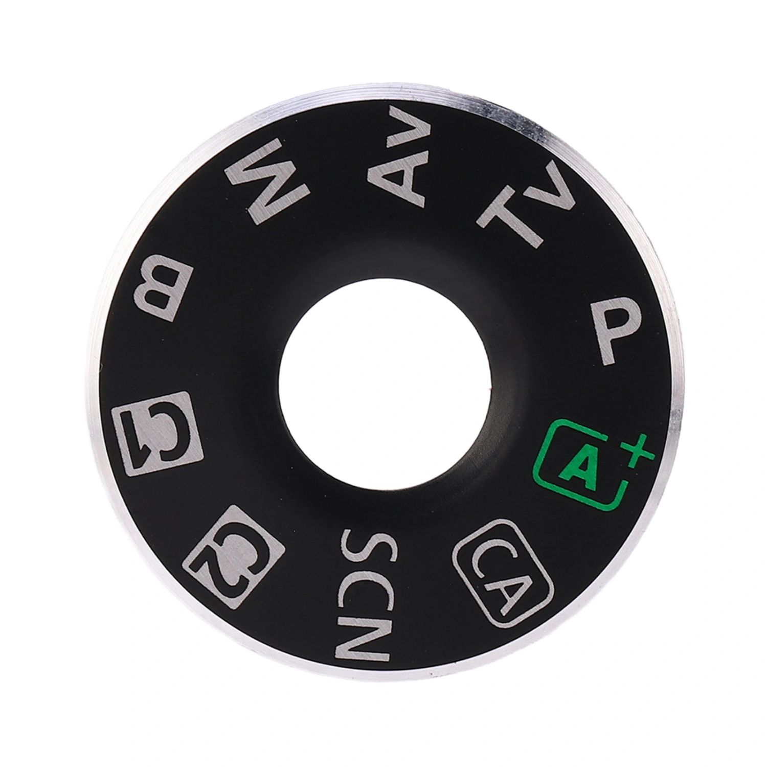 Camera Function Dial Cover Plate Mode Interface with Film Repair Accessory for 6D