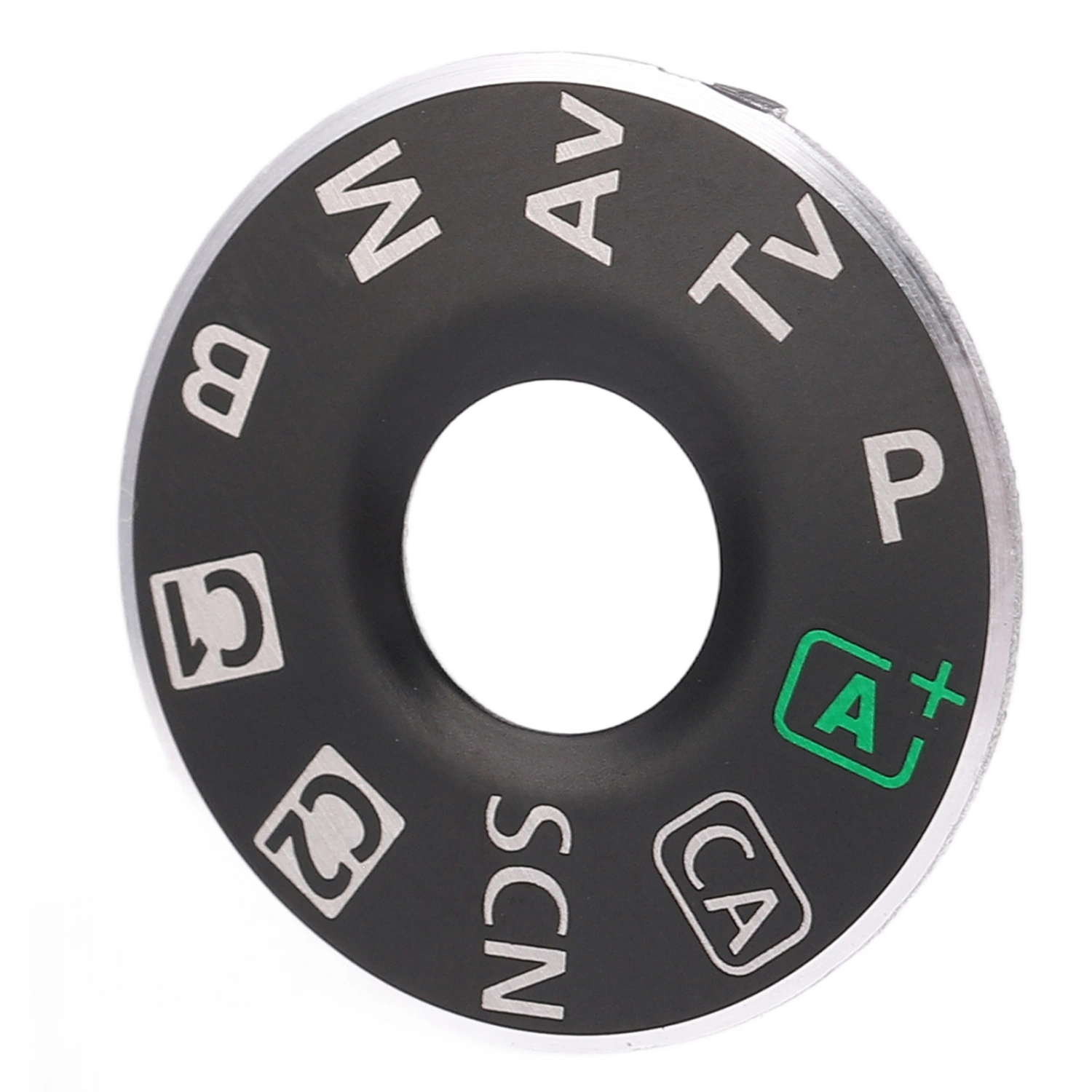 Camera Function Dial Cover Plate Mode Interface with Film Repair Accessory for 6D