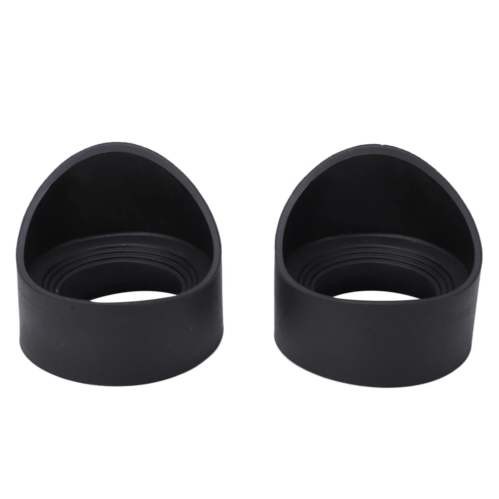 2pcs Microscopes Rubber Eyecups Professional Collapsible Eyepiece Eyeshields for Protecting Eyes