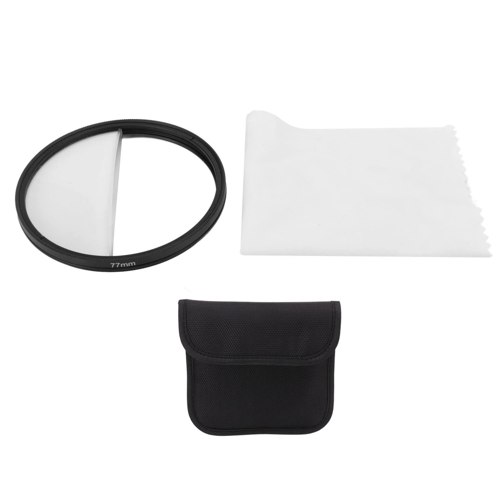 Split Diopter Filter Photography Foreground Blur Split Diopter Prism Camera Filter Accessory Film and Television Props