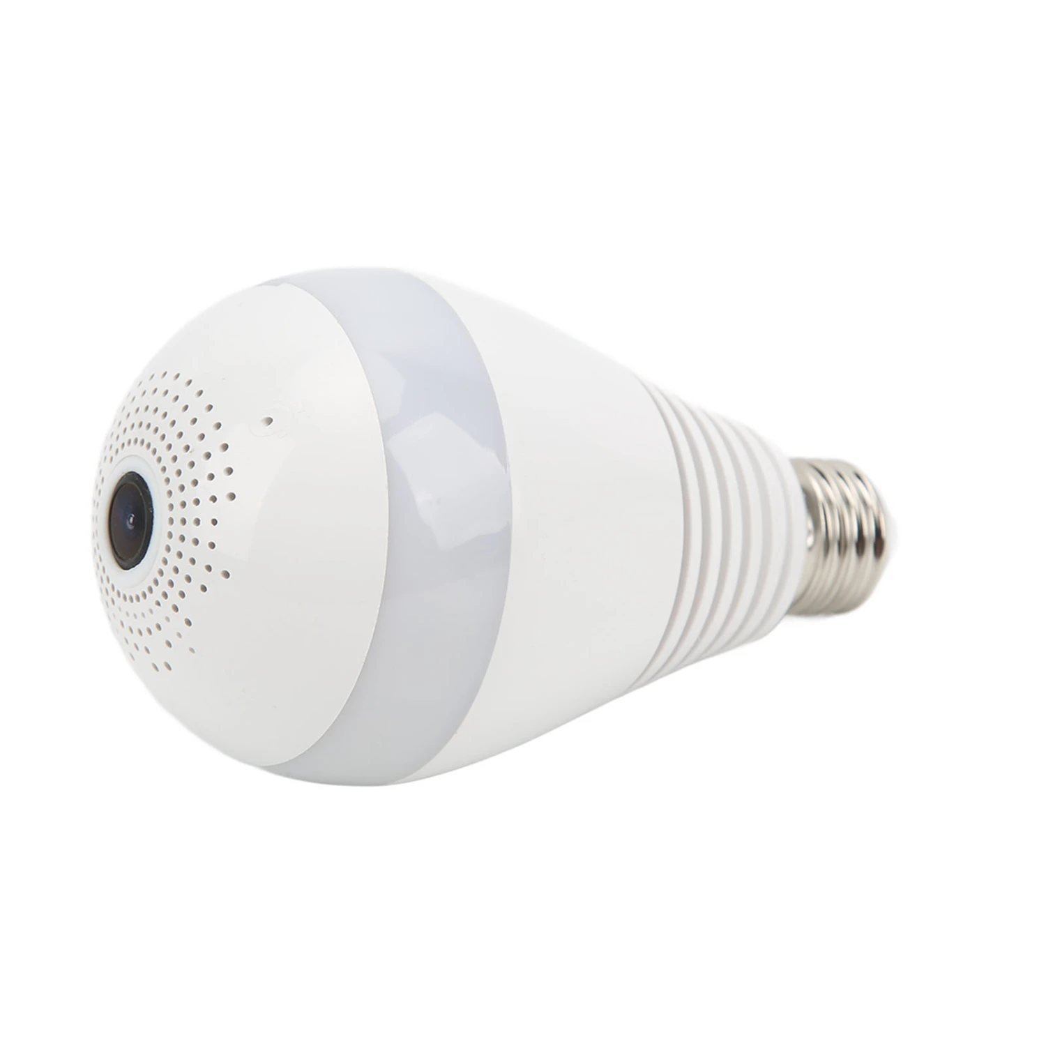 Light Bulb Camera 2.4GHz ABS 1080P Real Time Monitoring Alarm Notification 360 Degree Panoramic Camera for Household 110‑220V