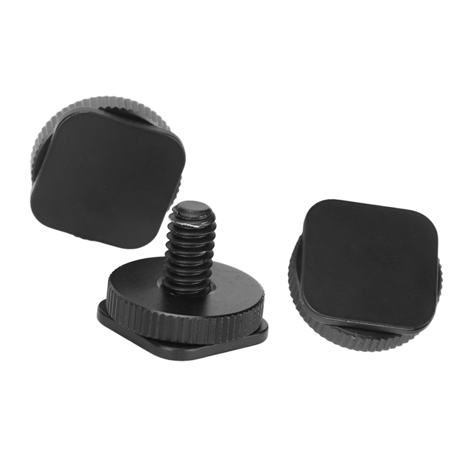 3 Pieces 1/4in Tripod Mount Screw DSLR Camera Hot Cold Shoe Adapter Tool for Flashes Microphone LED Lamp