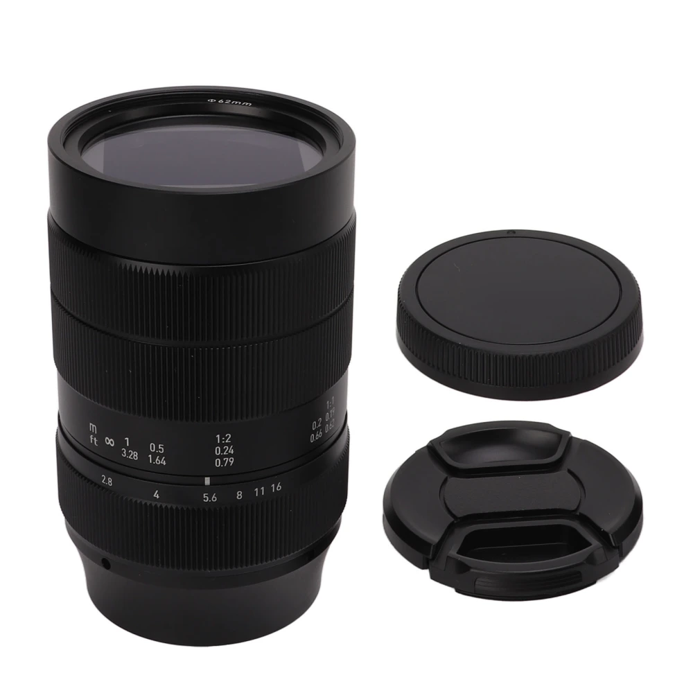 60mm F2.8 Macro Camera Lens Double Magnification Manual Focus Camera Macro Lens for EF M Mount