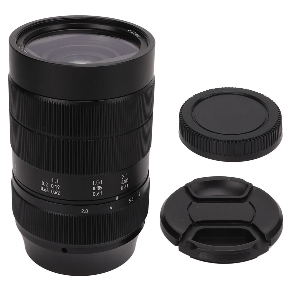 60mm F2.8 APS C Manual Focus Macro Lens 2x Magnification Half Frame Lens for M3 M4 Mount Camera