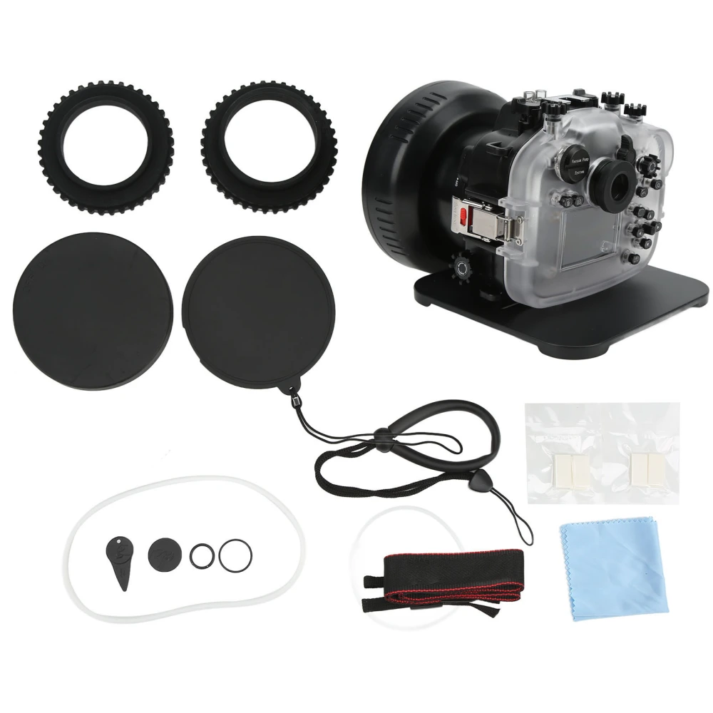 40m Underwater Camera Housing 130ft Camera Waterproof Protective Case for Fujifilm X‑T4 16‑50mm 18‑55mm Lens